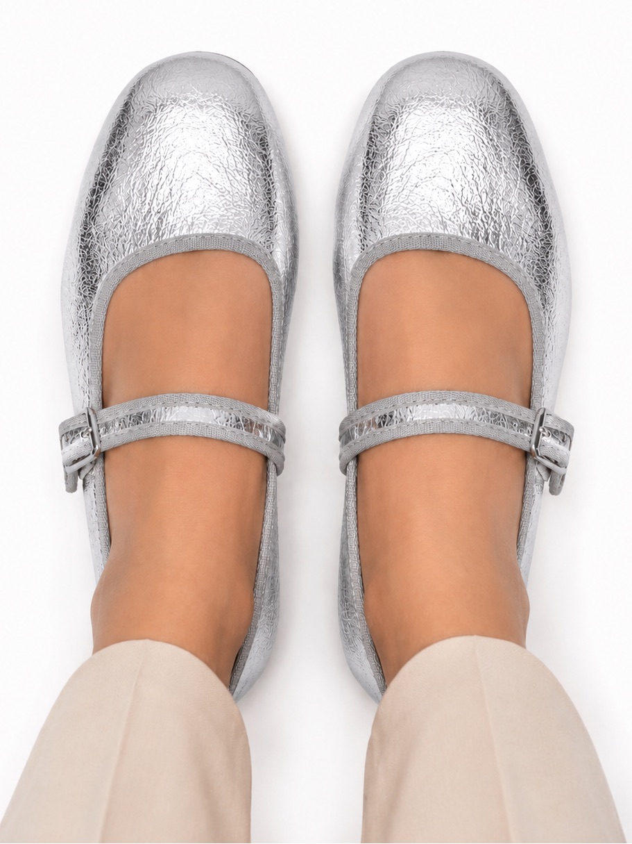 Women’s Mary Jane Flats Lightweight Comfortable Casual Shoes Adjustable Strap